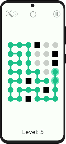 Game with blue dots